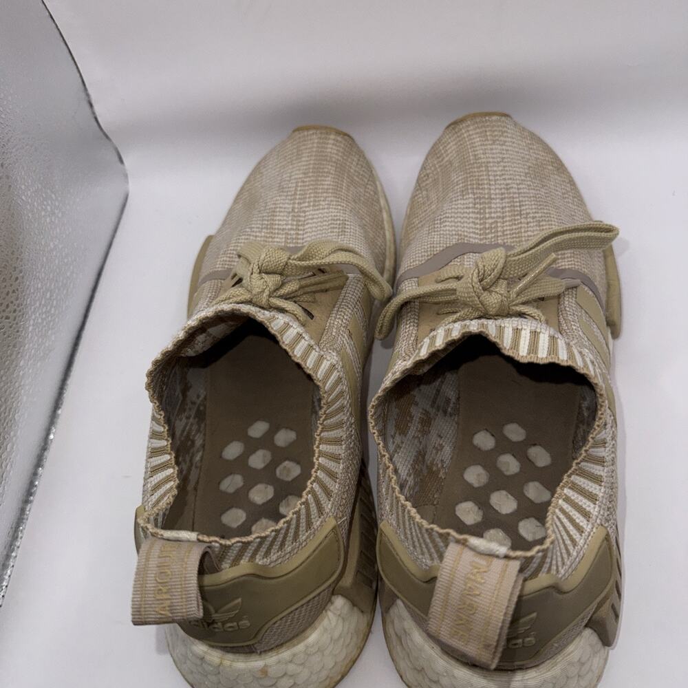 Size 9 - Men’s - Adidas NMD R1 Primeknit Linen Khaki 2017 / 0 29003 / 116909166 - Picture 7 of 11